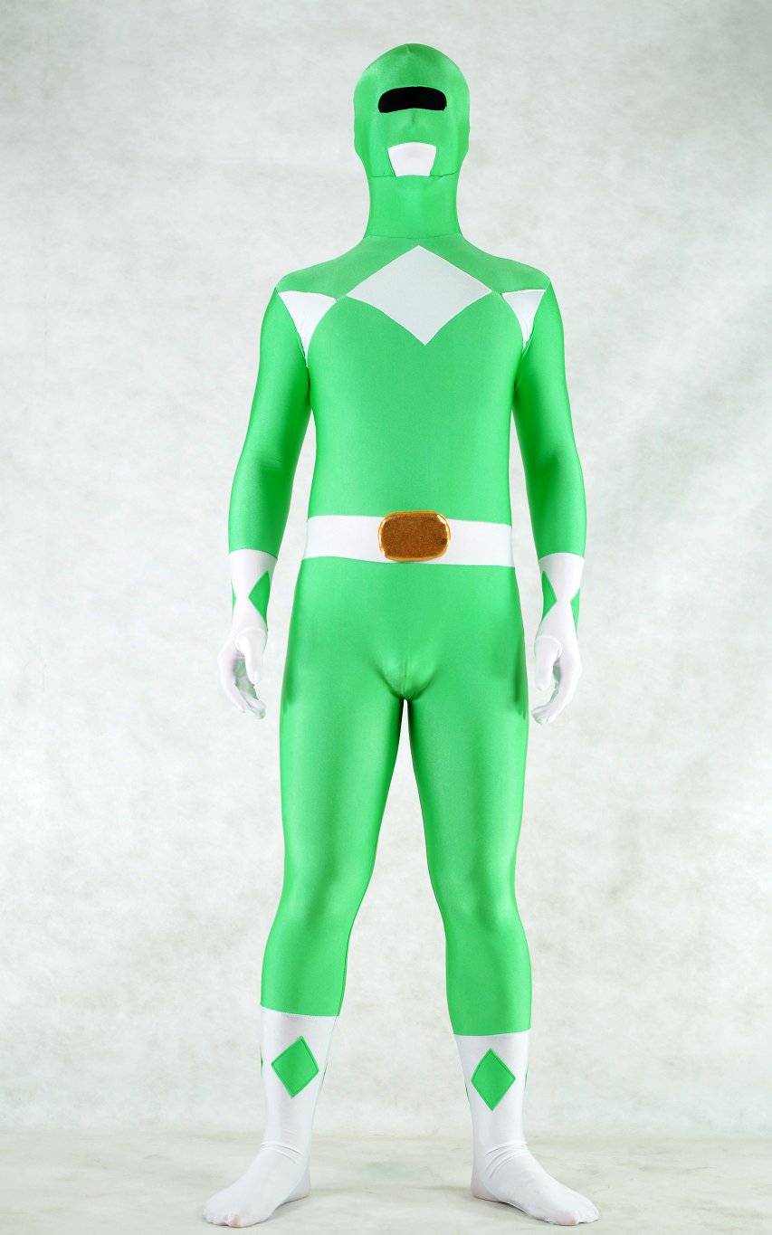 Ranger Halloween Costumes Zentai Green